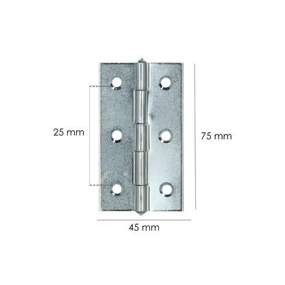 Dobradiça 5005 Zincada 3"