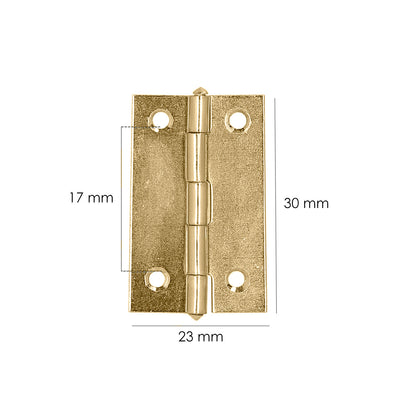 Dobradiça 5005 banhada a latão 1-1/2"