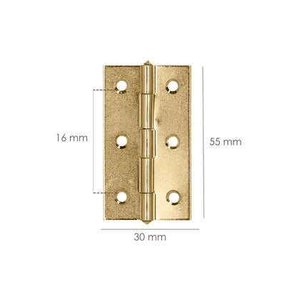 Dobradiça 5005 banhada a latão 2-1/4"