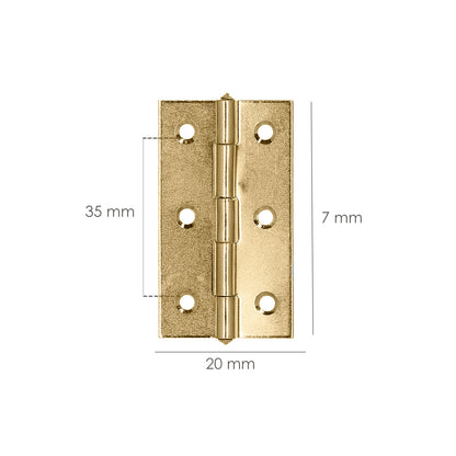 Dobradiça 5005 banhada a latão 2-3/4"