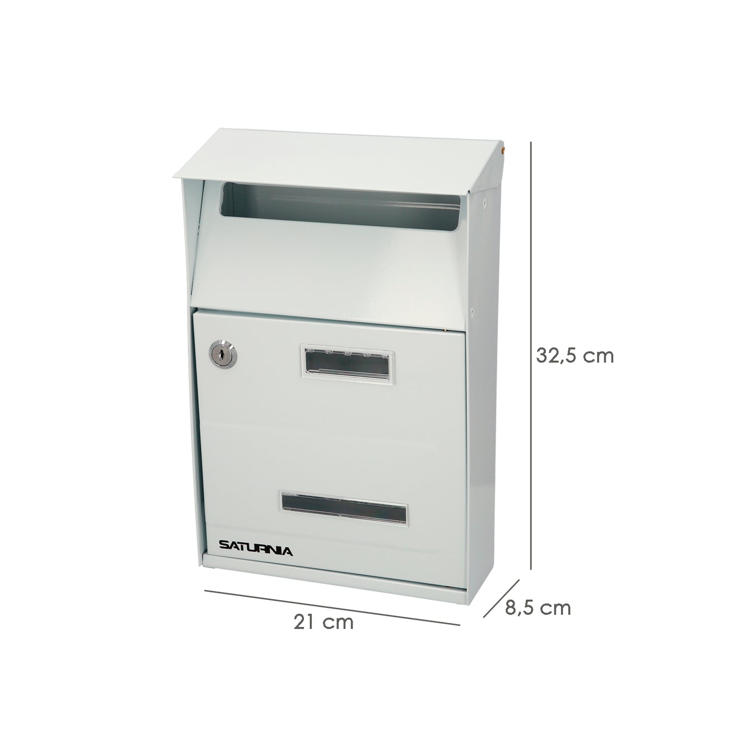 Caixa de Correio Exterior Branco Country 215 x 320 x 105 mm.