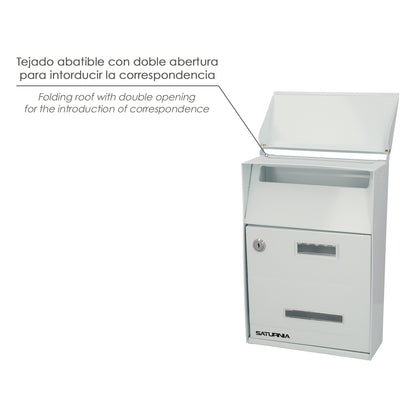 Caixa de Correio Exterior Branco Country 215 x 320 x 105 mm.