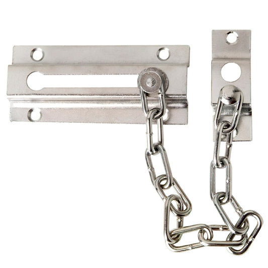 Corrente de segurança de porta prateada (bolha 1 peça)