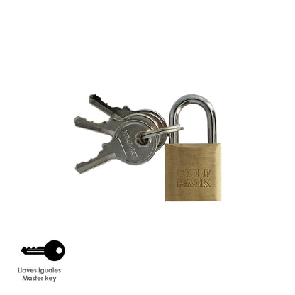 Latão Cadeado Arco Normal 20 mm.