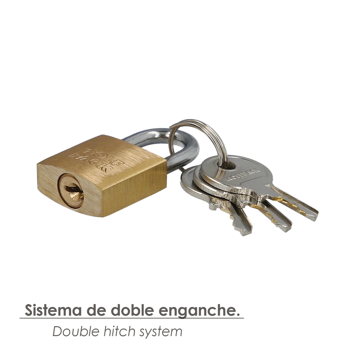 Latão Cadeado Arco Normal 20 mm.