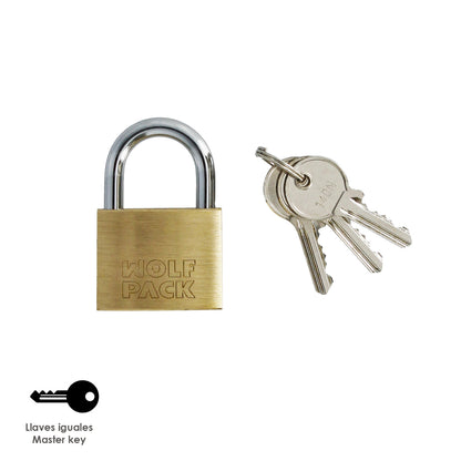 Latão Cadeado Normal Arch Keyed Igual 40 mm. nº 1