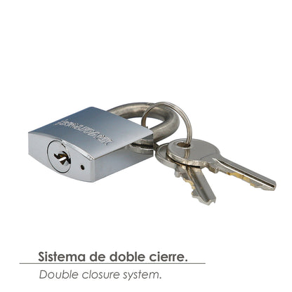 Candado Inoxidable Arco Normal  30mm.
