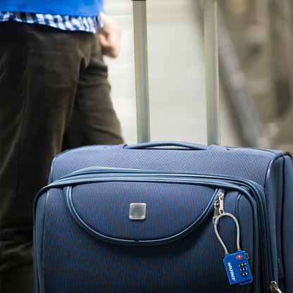 Candado Seguridad Equipaje Tsa 3 Digitos Con Cable Acero. Candado Combinación, Maleta, Viaje, Mochilas, Seguridad