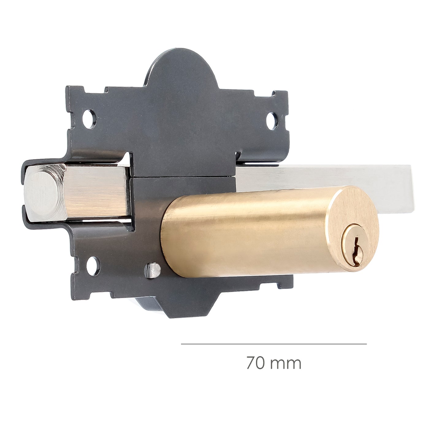 Parafuso b-4 chave 2 lados 183mm pino 70mm cilindro redondo