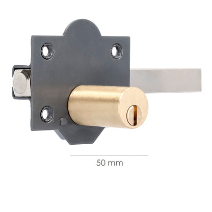 Parafuso b-6 chave 2 lados de 165mm cilindro redondo de 50mm