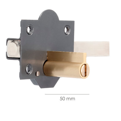 Parafuso b-8 chave 2 lados de 165mm cilindro pera de 50mm