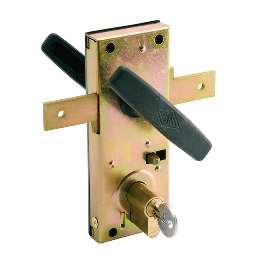 Fechadura Cvl 11b/m com puxador para portas basculantes