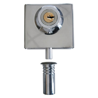 Fechadura CBM 2006 Porta de Vidro Chave Plana