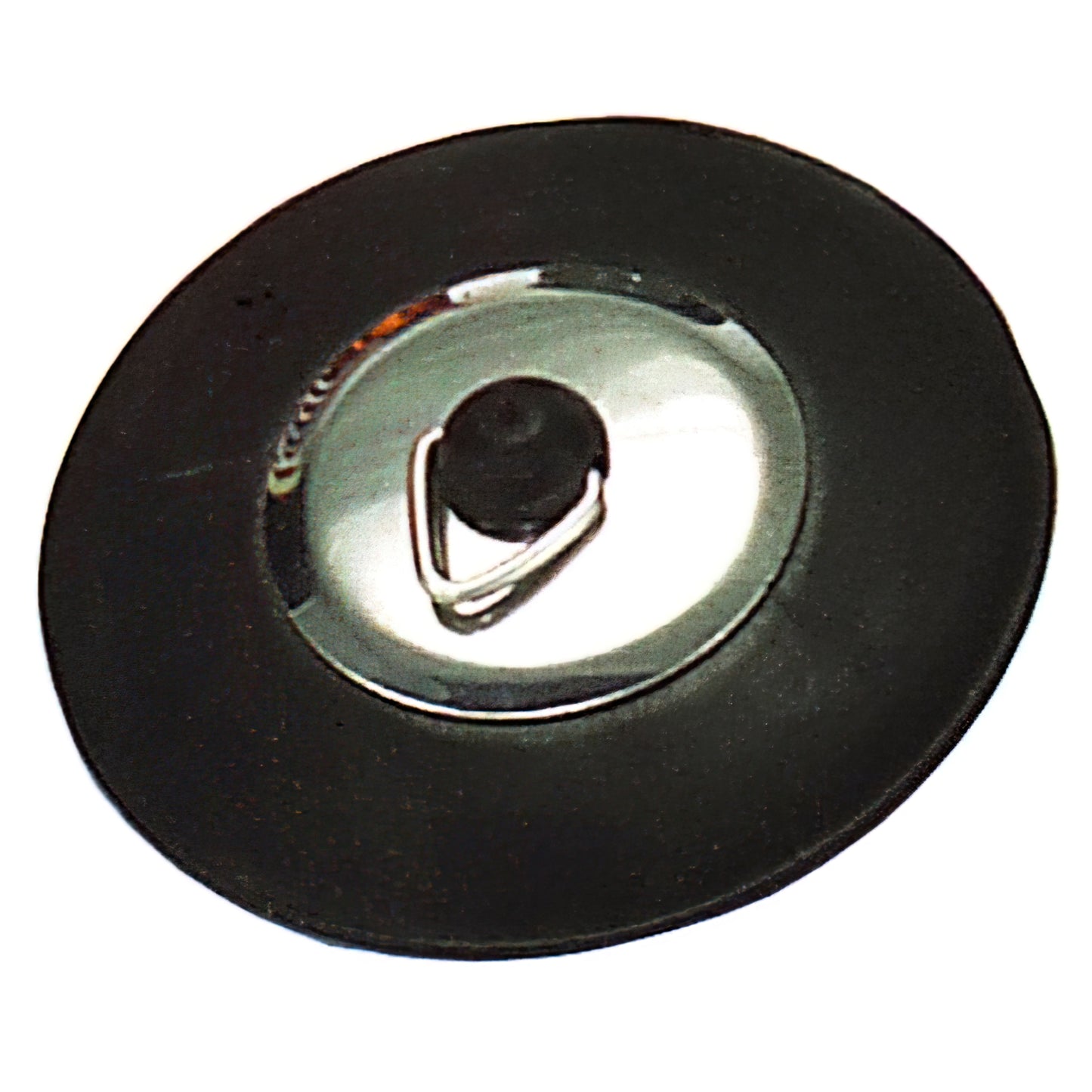 Rolha de borracha tipo rocha com guia de 44 mm.
