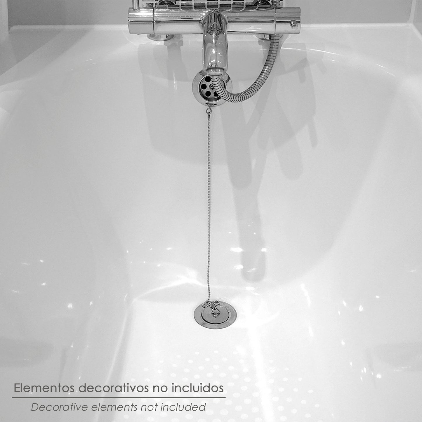 Cadenilla Bañera 45 cm. (Sin Tapón)