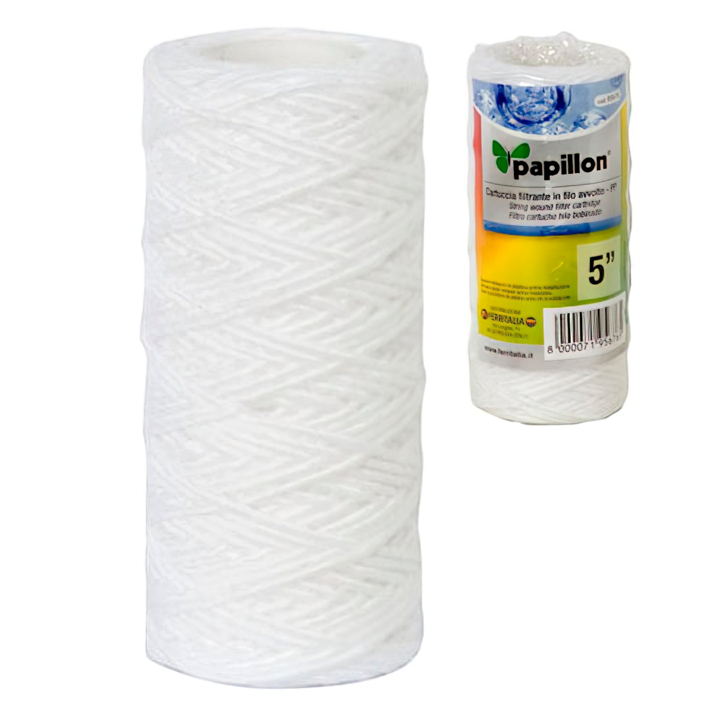 Cartucho Filtro Agua Bobinado   5" USO DOMESTICO