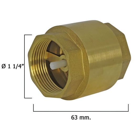 Válvula de retenção 1 1/4"