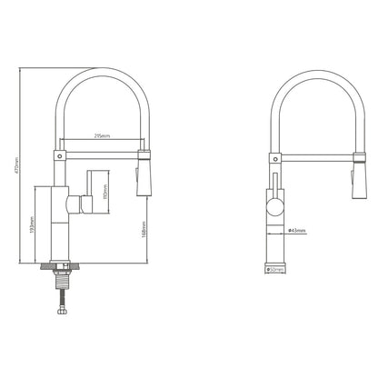 Monomando Fregadero Flexible Con Soporte Grifo Flexible Chorro Aireado, Chorro Rociado. Grifo Cocina, Grifo Alto,Grifo Fregadero