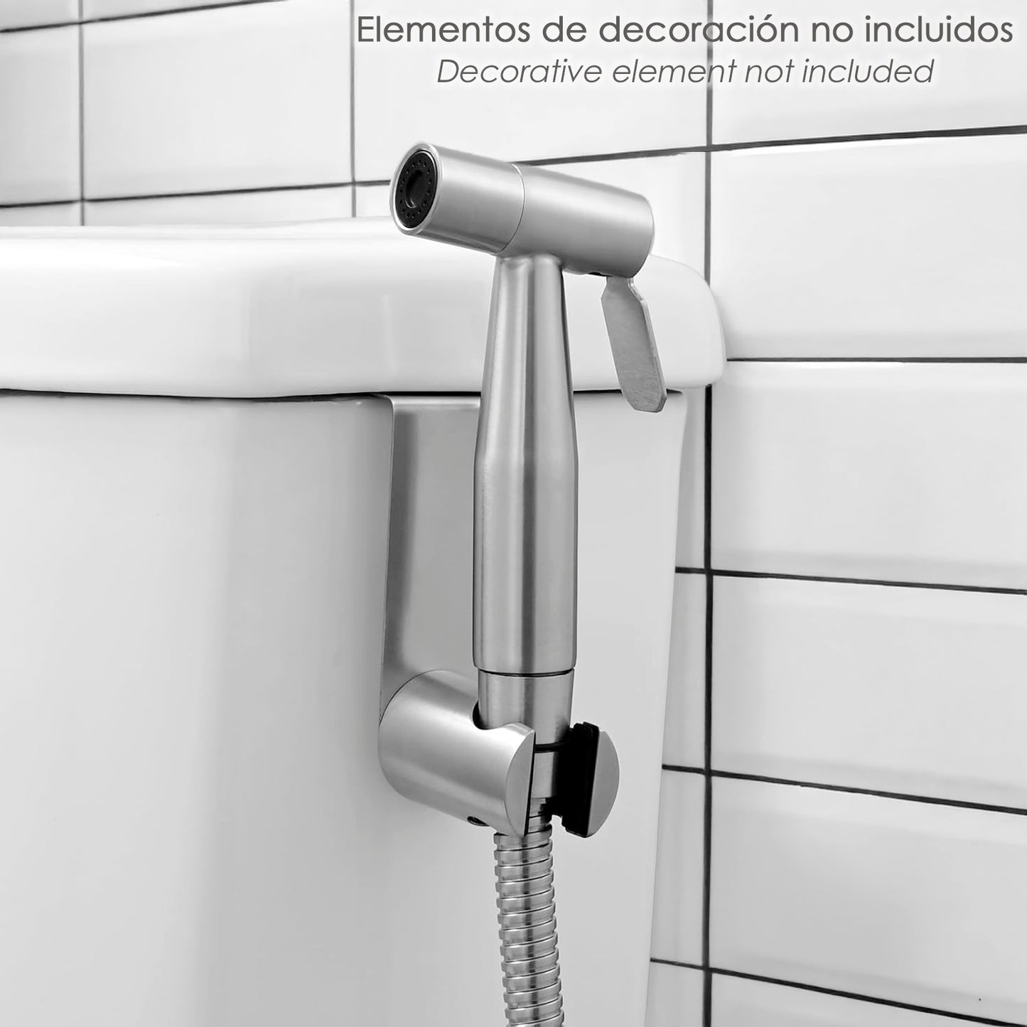 Ducha Bidet WC Con Válvula Cerámica H 1/2"  M 1/2" M 1/2"