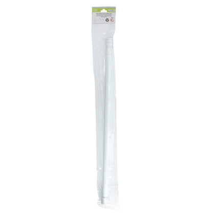 Barra Para  Cortina Ducha Extensible Aluminio Blanco 70 a 125 cm.