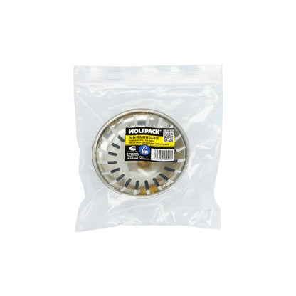 Tapon Valvula Cesta Para Fregadero Inoxidable Click Clack  Ø 8 cm.