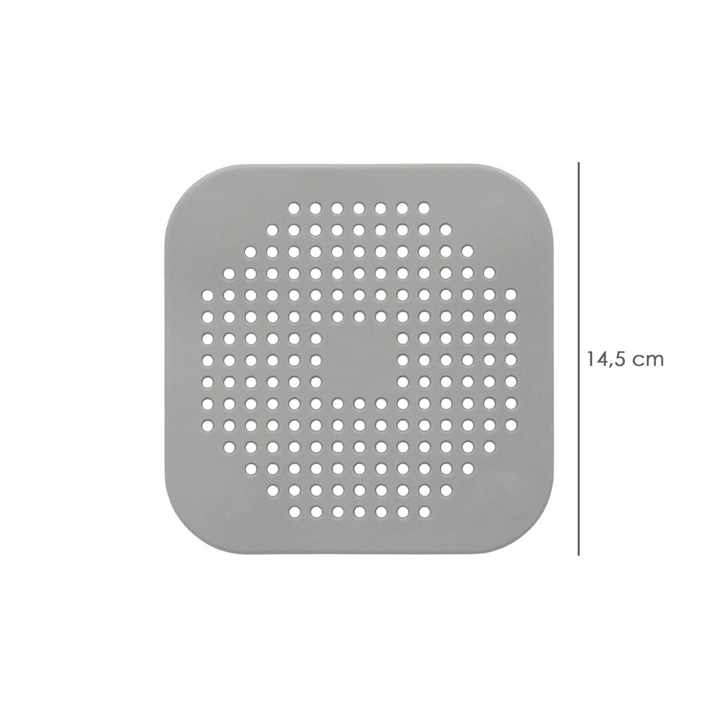 Protector Desagüe Silicona Cocina Baño 145 x 145 mm.