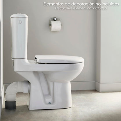 Manguito Inodoro Extensible T-138  Acodado