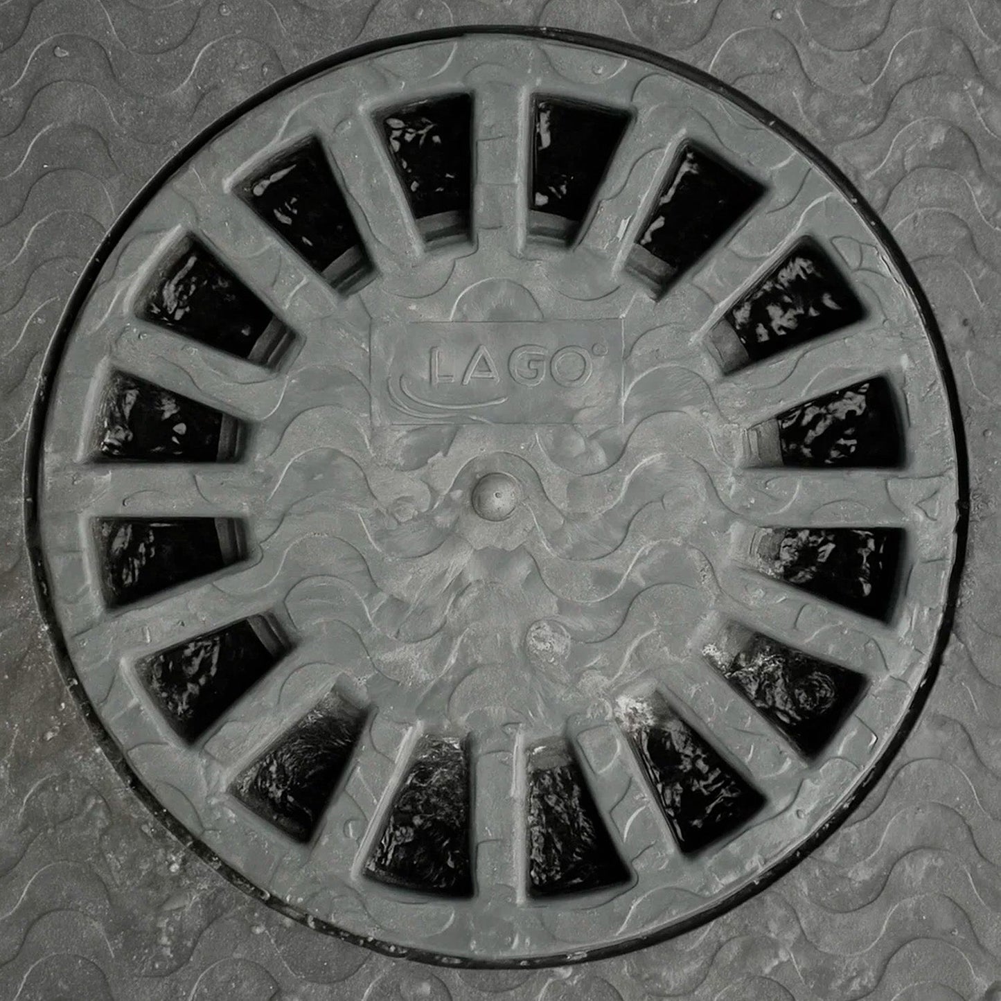 Caldereta Sifonica Pvc Horizontal 250x250 mm. Salida Ø 90 - 110 mm.