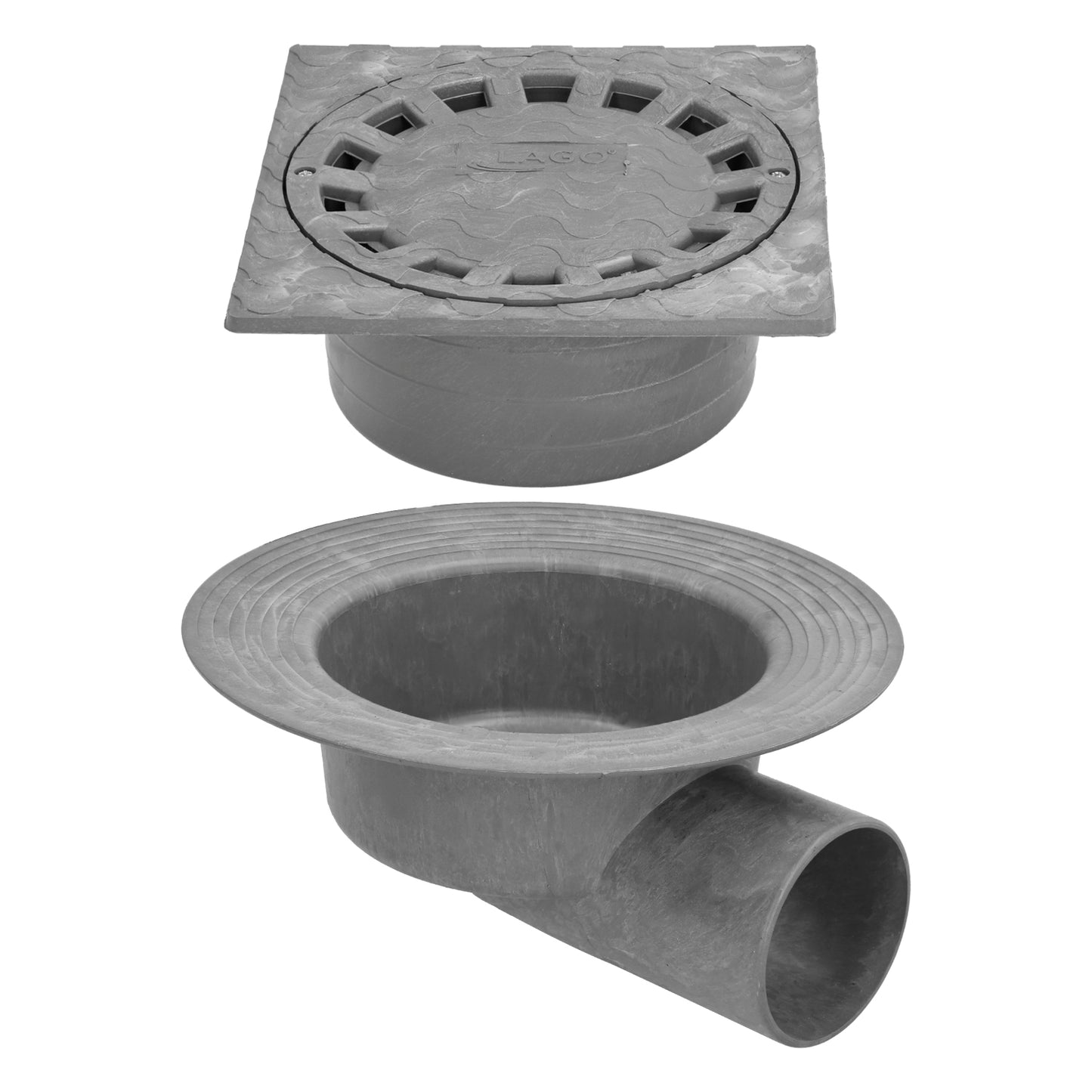 Caldereta Sifonica Pvc Horizontal 200x200/90mm