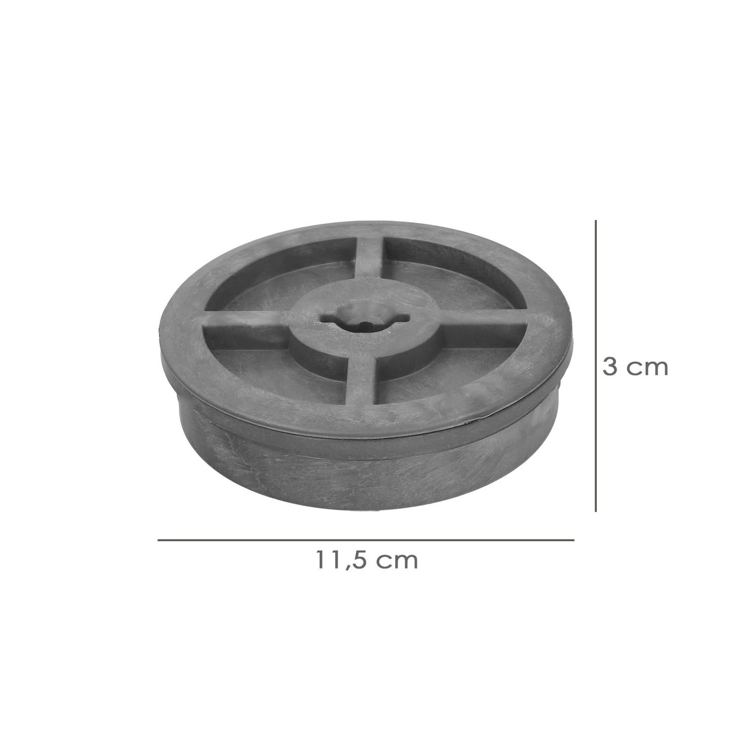 Tapa Bote Sifónico PVC Ø 110 mm.