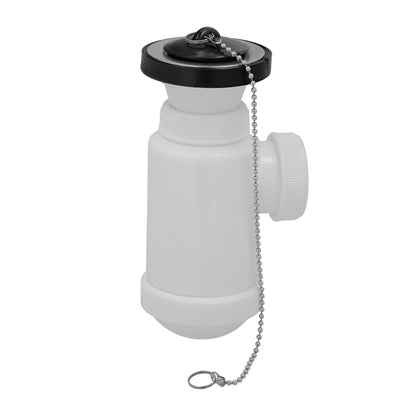Sifon Botella Extensible 1 1/2 Con Válvula y Tapón