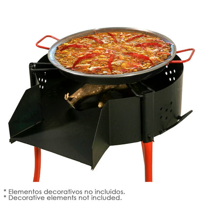 Churrasqueira Rústica Multiusos Ø 60 cm. Válido para Carvão, Lenha e Paelleros.