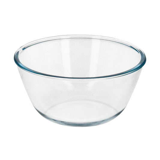 Bol De Cristal, Ideal Para Mezclas. 1.5 Litros. Libre BPA, Cristal De Borosilicato.Ensaladas, Postres, Cocina, Resposteria