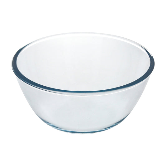 Tigela De Vidro, Ideal Para Mistura. 2,5 litros. BPA grátis, vidro de borosilicato. Saladas, Sobremesas, Cozinha, Pastelaria