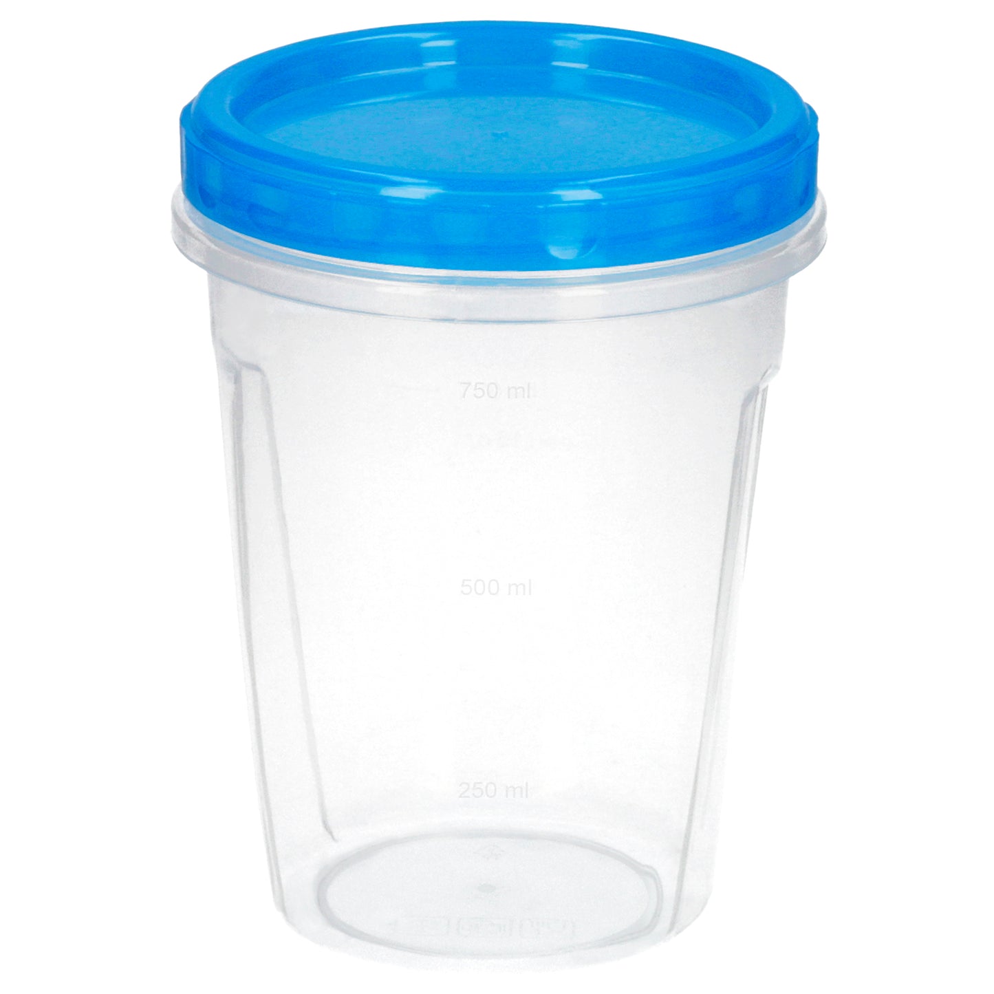 Juego Recipientes Plastico Redondos 1 Litro (Pack 3 piezas)