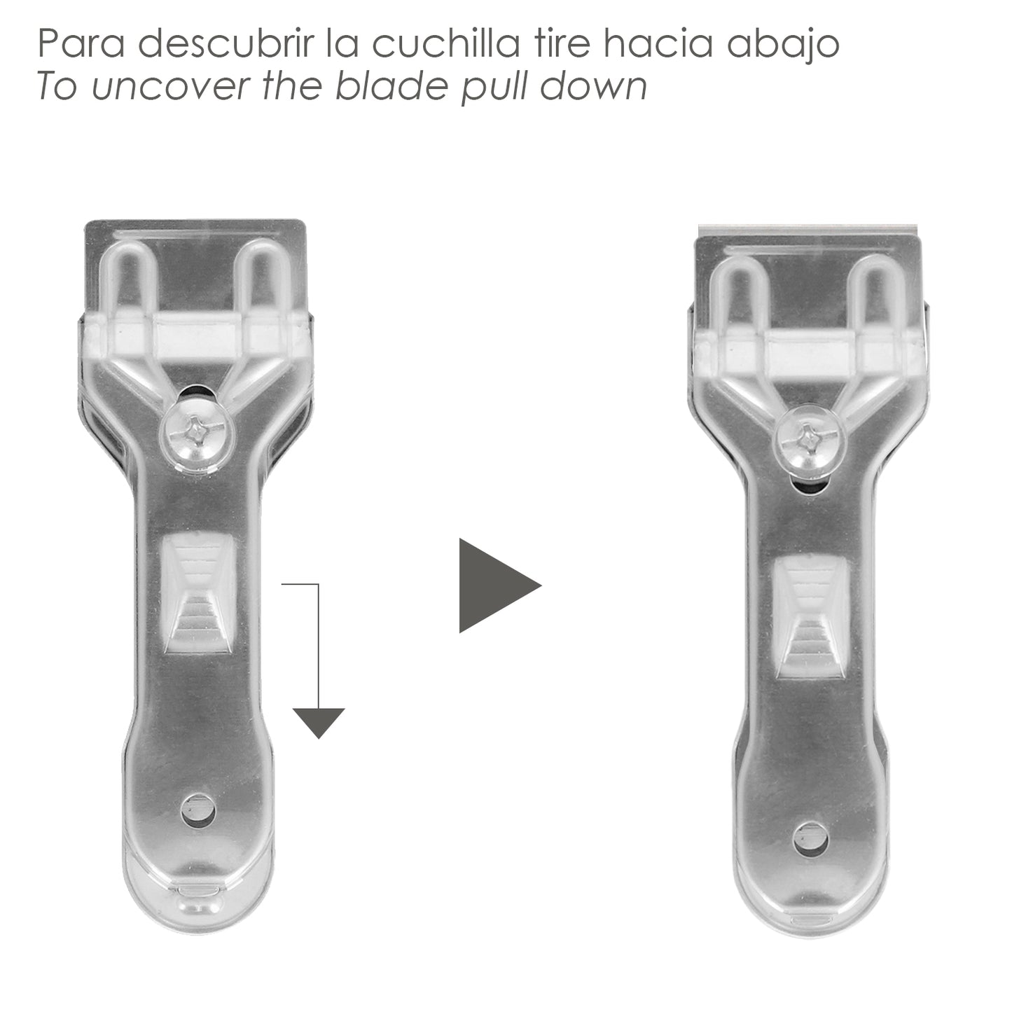 Raspador de Vidro Doméstico Maurer Inox