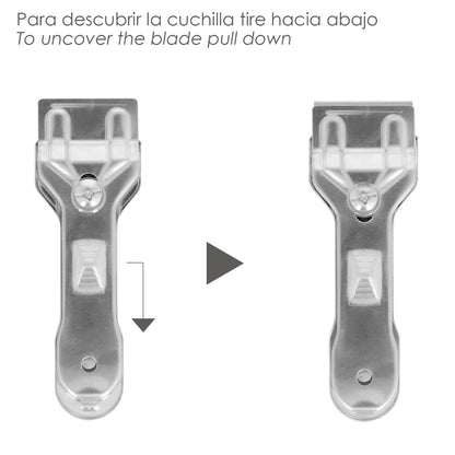 Raspador de Vidro Doméstico Maurer Inox