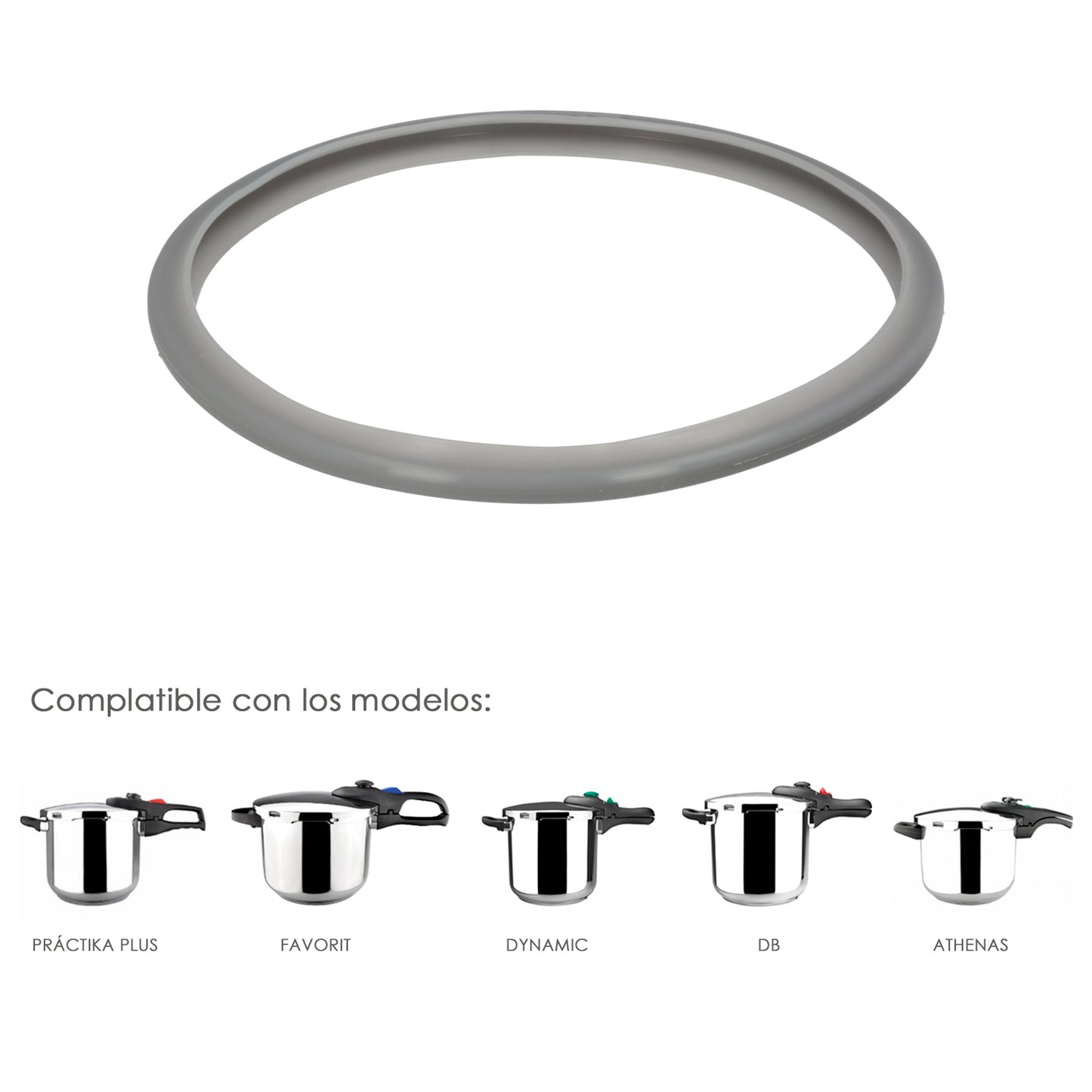 Junta Magefesa Para Ollas Super-rápidas Ø22cm Practika Plus 5 / Athenas 5 / Favorit 5 / Dynamic 5/ Db5. Recambio Original.