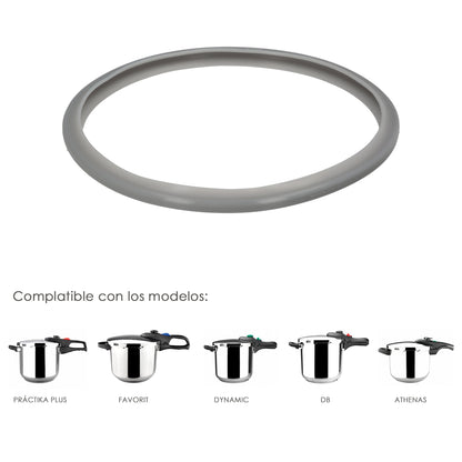 Junta Magefesa Para Ollas Super-rápidas Ø22cm Practika Plus 5 / Athenas 5 / Favorit 5 / Dynamic 5/ Db5. Recambio Original.