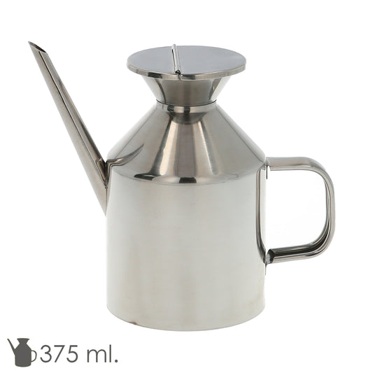Lata de óleo de aço inoxidável modelo "Classic" 375ml.