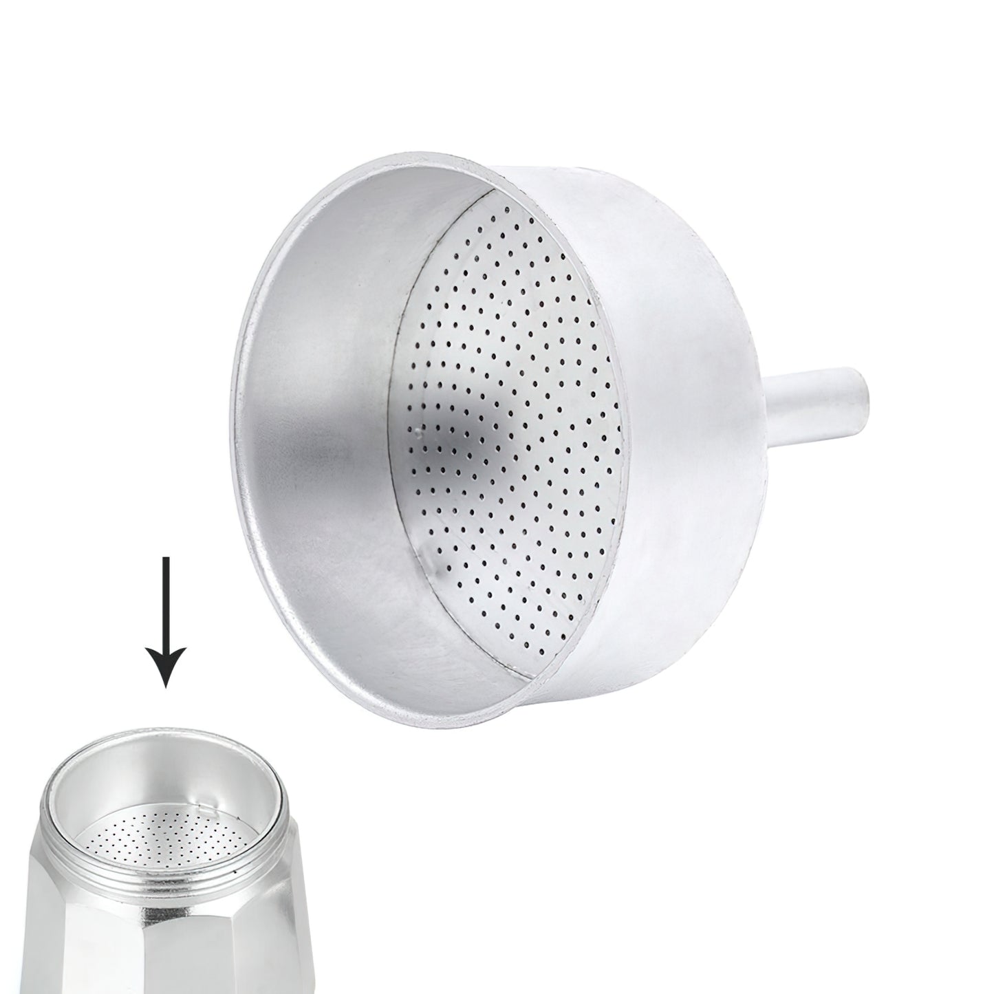 Funil Cafeteira Alumínio Classic / Indução 9 xícaras