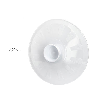 Tapa Plastico Giratortillas Oryx Ø 29cm. (Tapa Vuelve Tortillas, Tapa Giratortillas, Tapa Gira Tortillas)