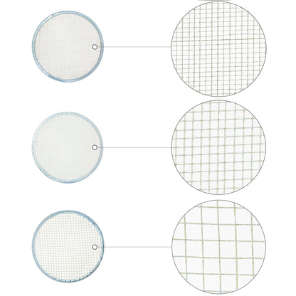 Harinero Tamizador Acero Inoxidable Ø 20 cm. Con 3 Mallas Intercambiables