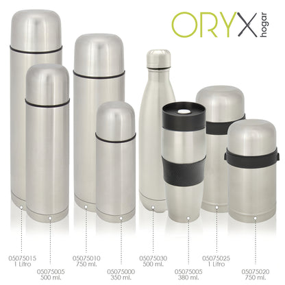 Botella Termica, Capacidad De 500 ML. Libre BPA,  Acero Inoxidable, Antigoteo