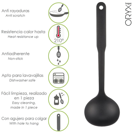 Concha de Servir Cozinha Nylon Basic 32 x 9,5 cm.