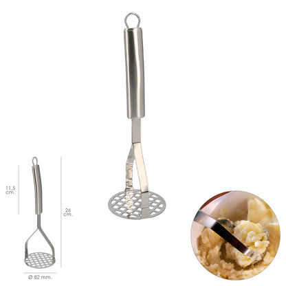 Espremedor de batatas Fabricado em Aço Inoxidável Ø 82 mm. x 26cm.