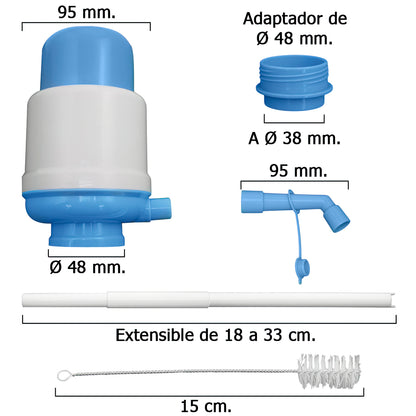 Dispensador de água para jarros e garrafas