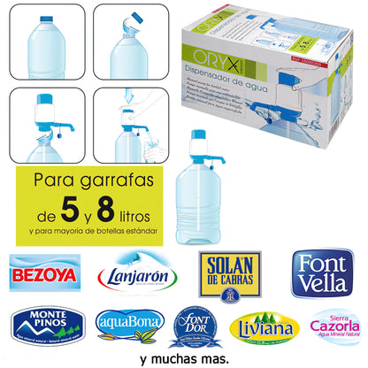 Dispensador de água para jarros e garrafas