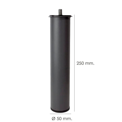 Juego Patas Somier Redondas (4 Unidades) Ø 5 x 25cm.