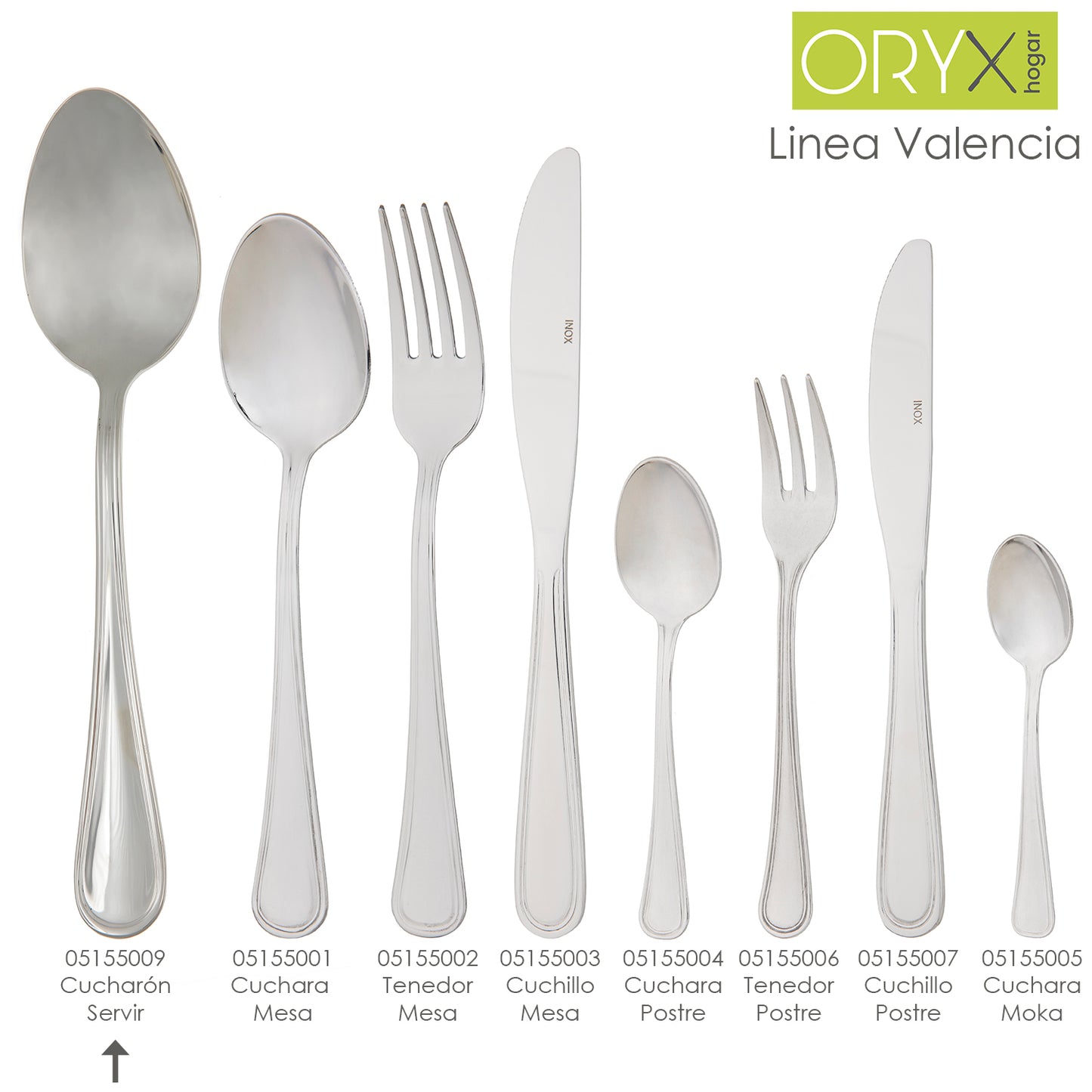 Servir concha Valência 235 mm.